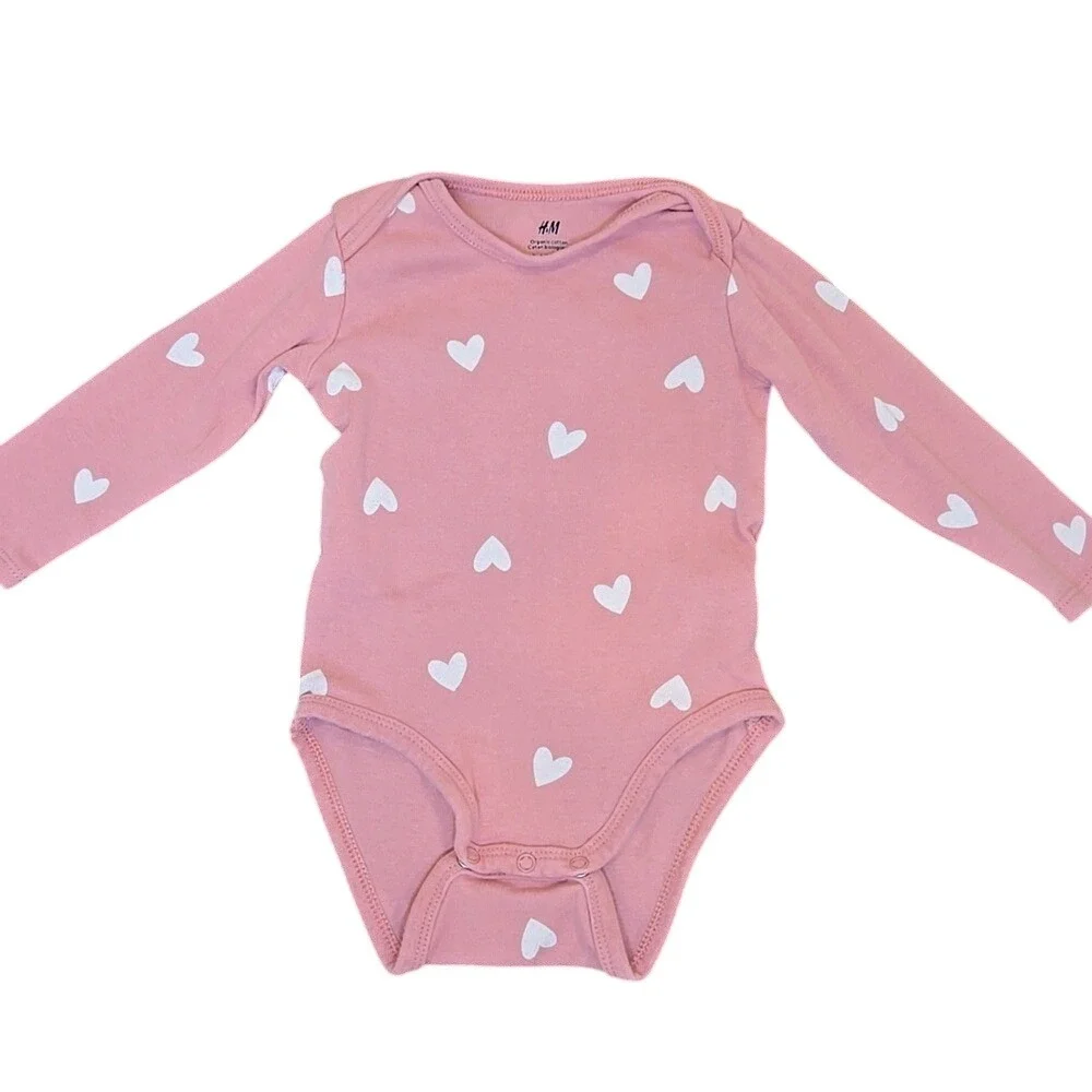 Infant Girls Pink Clothing‎ Bundle 6-9 Months 100% Cotton Carters H&M Honest